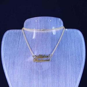 Wholesale New Fashion Ladies 316L High Quality Charming Pendant Chain Necklace LPN176-2 from china suppliers