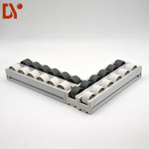 Wholesale 40*33 Aluminium Alloy Flow Rail PP Plastic Roller Track Durable For Industry from china suppliers