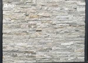 Wholesale Natural Quartzite Cultured Stone Tile Grey And Beige Color Abrasion Resistance from china suppliers