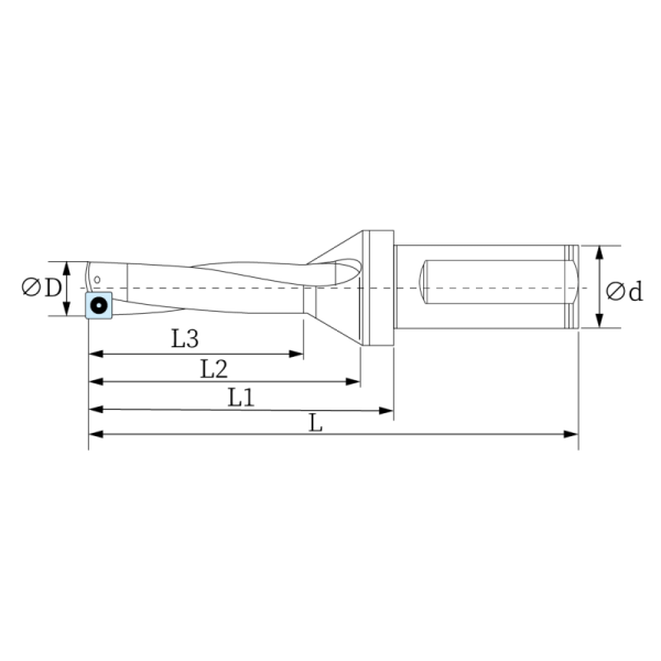 U-drill_S shaped Insert_D×4