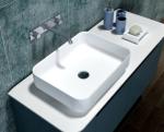 High Strength Counter Top Basin Scratch Resistant CE Certificated
