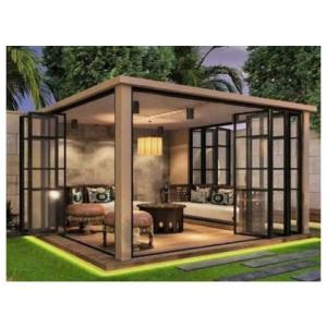 Wholesale Four Season Solarium Glass Sunrooms within Sliding Double Door for Customized Size from china suppliers
