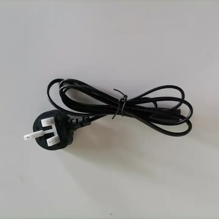XianDa Swivel Ac UK 2 Pin Plug To IEC C7 Connector Euro plug Power Cable Electrical Extension Cord AC UK Power Cord