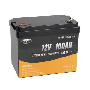 Wholesale 12V 100Ah LiFePO4 Battery Built-In 100A BMS, Up To 6000 Cycles, Perfect For RV, Marine, Home Energy Storage from china suppliers