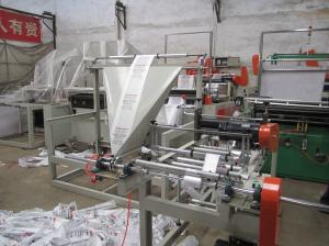 Wholesale Heat Sealing HDPE LDPE T-shirt Bag Making Machine 1150mm - 1200mm Width from china suppliers