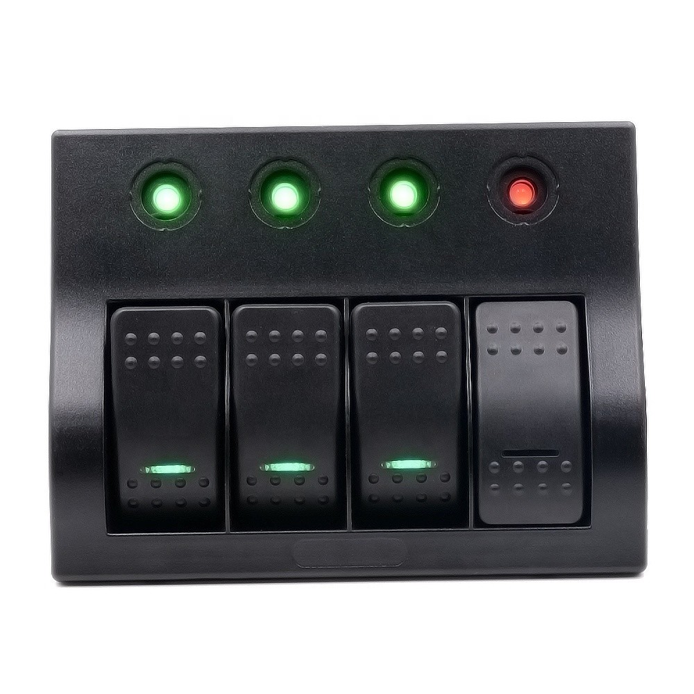 DC12V 360W Waterproof Boat Electricals With 4 Control Dual Color