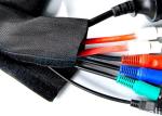 Durable Flexible Velcro Cable Sleeve For Wire Management Environmentally