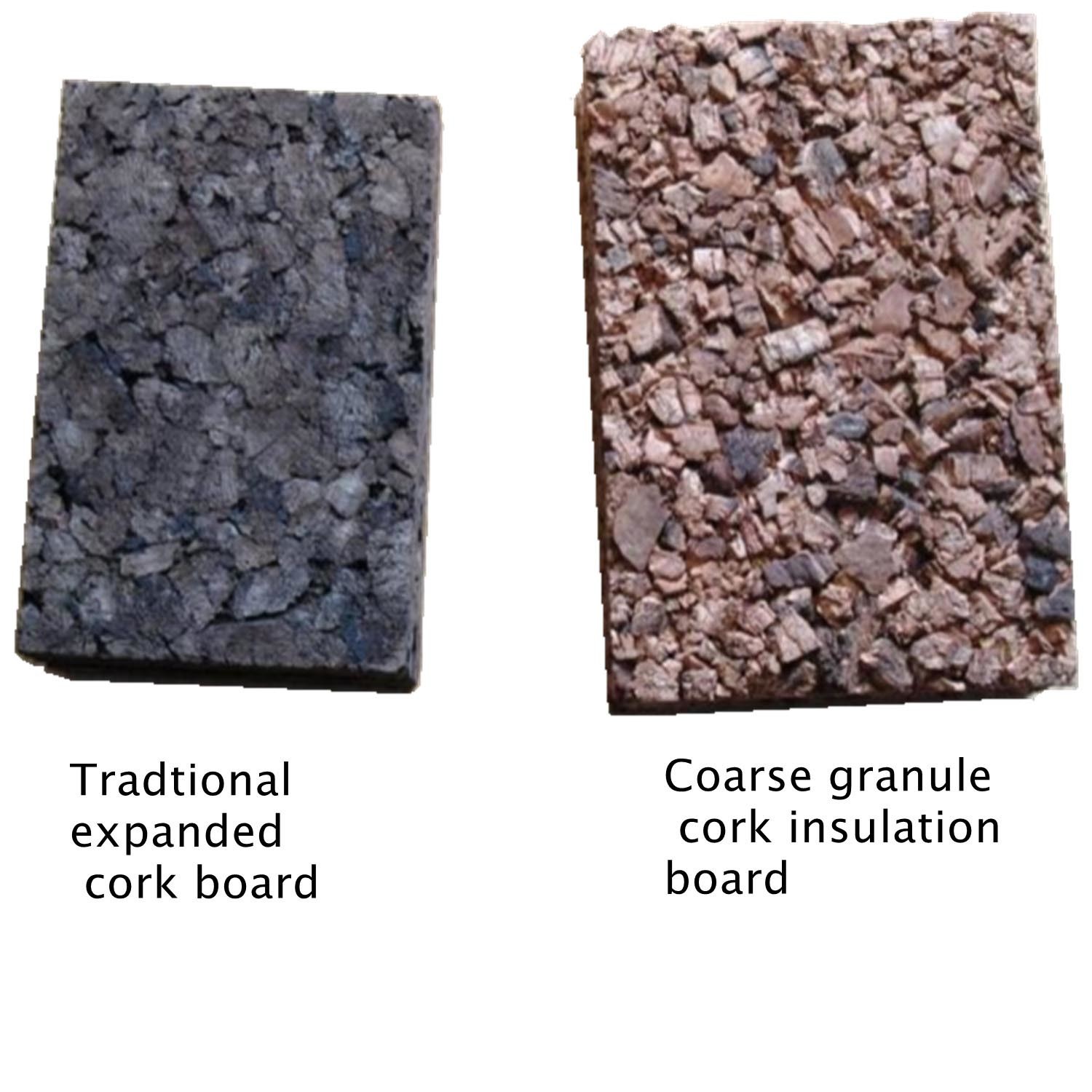FSC Coarse Granule Carbonized Cork Insulation Blocks Boards Sound Insulation 100x50cm