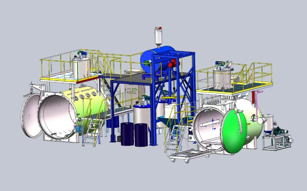 Automatic Powder Mixing Vacuum Pressure Casting for Epoxy Resin Filler