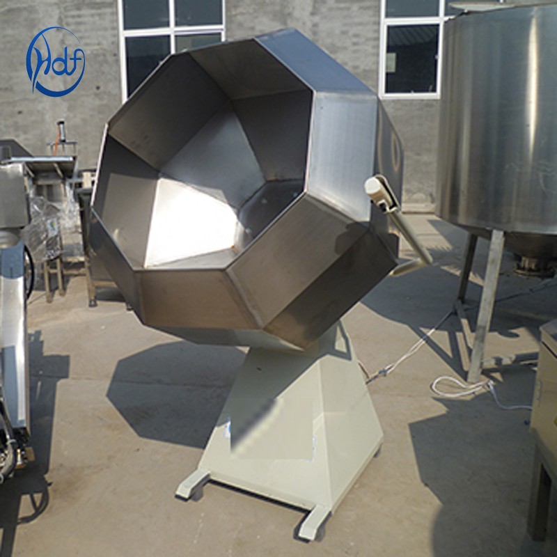 Mixer Chocolate Coating Machine Mesh Belt Factory Direct Stainless Steel Octagonal Seasoning Machine Snack Puffed Food Seasoning