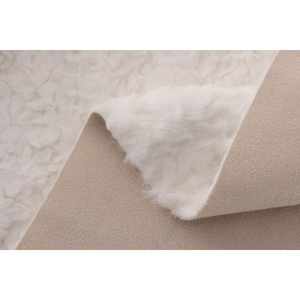 Recycled 100% Polyester Fabric 20mm Plush Thick Faux Fur Lifelike Fox Fabric for Clothing Women's Wear Cloth Plush Coat Shoes