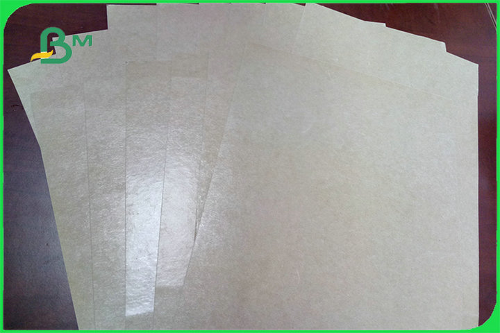 FSC FDA Single PE Coated Brown Kraft Paper Smooth and Glossy For Coffee Cups