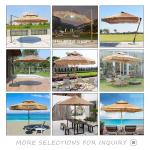 Modern Design Style Middle Pole Umbrella for Outdoor Garden Patio Hotel