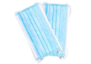 Wholesale Three Layers Filtered Disposable Surgical Face Mask Antivirus Pollution 17.3*9.5cm from china suppliers