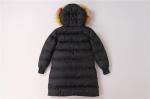 Junior Girls longline coats, Children's longline jacket, Hood Fur, Rainbow