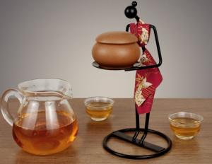 Wholesale Creative Characters Chinese Etiquette Tea Holder for Home Decoration from china suppliers