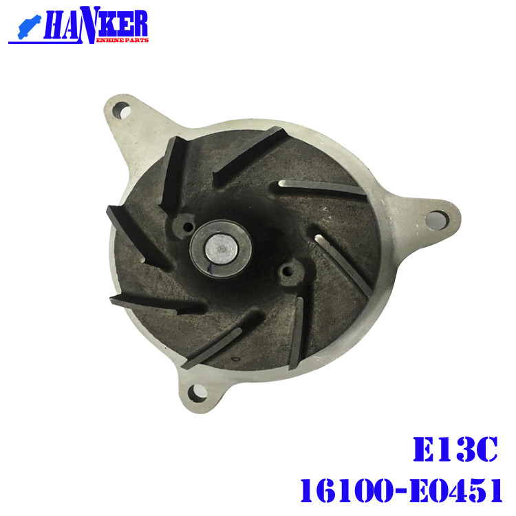 Direct-Flow Japanese Truck Water Pump For Hino E13C Engine
