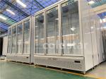 Commercial Beverage Cooler 3 Doors Display Fridge Upright Glass Refrigerated