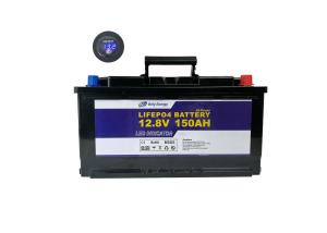 Wholesale Deep Cycle 12V 150Ah Led Light Lithium Battery Rechargeable For Street Light RV from china suppliers