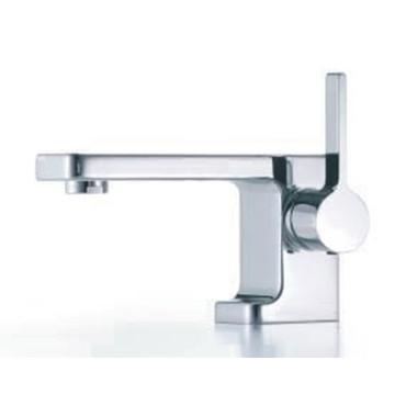 Contemporary Square Single Hole Bathroom Sink Faucet , Single handle Solid Brass