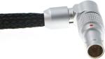 20 Inches Red Camera Monitor Cable Right Angle 2 Pin To 2 Pin For Red Komodo
