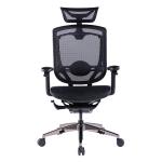 Marrit Chair Chromed Aluminum High Back Executive Chair With Headrest