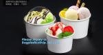 take away 8oz 4oz 7oz icecream cups with 95mm dome lids,12oz Eco-friendly