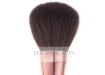 Deluxe Rose Gold Large Powder Face Individual Makeup Brushes With Short Handle