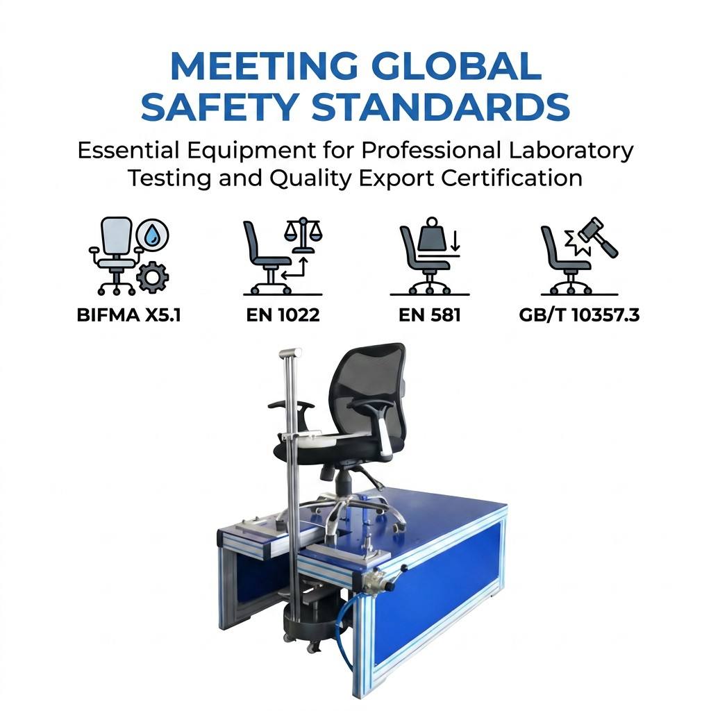 Chair Stability Testing Machine Professional Chair Tilting and Overturning Tester Furniture Lab Stability Testing Equipment
