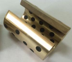 Wholesale Brass Graphite Bushings High Temperature Use , Flanged Graphite Bronze Bushing from china suppliers