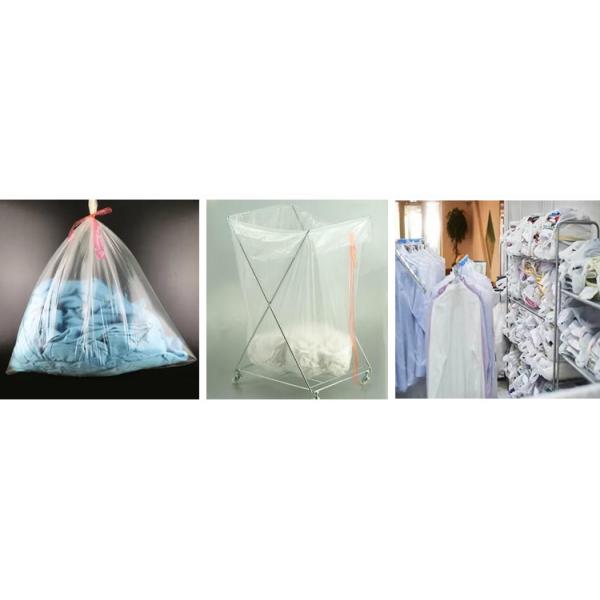 PVA Water Soluble Laundry Bags Hospital Medical Dissolvable Hot & Cold Water Soluble Laundry Bag For Infection Control