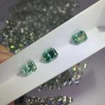 Vivid Yellow Moissanite Gem Radiant Cut GRA VVS Loose Mosanite Diamond For Gold