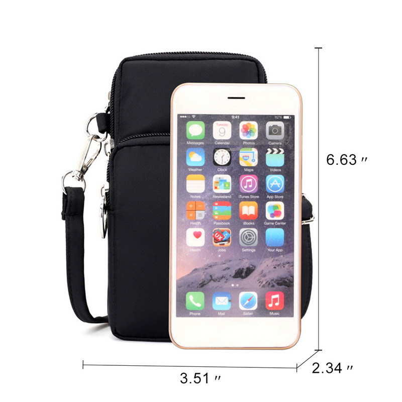 2022 Newest Women Sports Mini Square Bags Messenger Cellphone Pouch Key Wallet Arm Phone Bag Outdoor Running Pack Multi Pockets