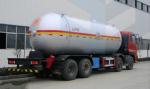 8x4 LPG Tank Dispenser Truck With Filling Flow Meter , Lpg Bobtail Dispenser
