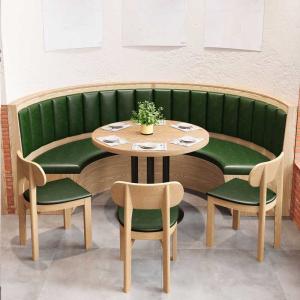 Wholesale Commercial Use Restaurant Sofa Booth Sets Fast Food U Shape Sofa from china suppliers