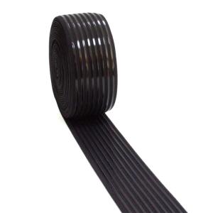 Wholesale Black Nylon Cycling Silicone Gripper Elastic For Garment from china suppliers