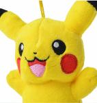 5" stuffed cartoon Picachu POKEMON Washable key chain , Ornaments Key ring , Car