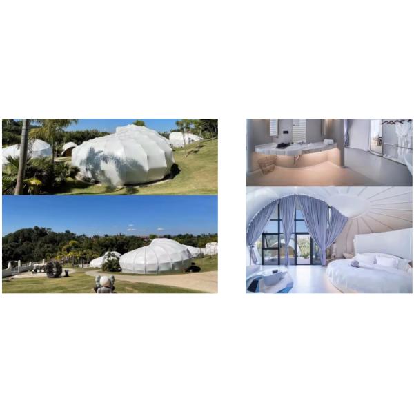 New Design Luxury Hotel Camping Tent Snail Shape Glamping Tents For Resorts