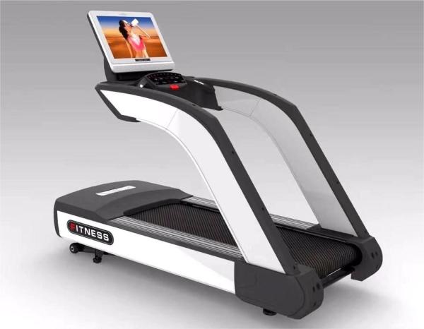 Commercial Gym Equipment LCD Touch Screen Treadmill Cardio Training Walking