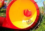 Commercial Trumpet Fiberglass Water Slides For Adults / Water Park Playground