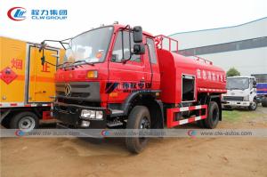 Wholesale Dongfeng 170HP 8m3 Carbon Steel Water Tanker Fire Brigade Truck from china suppliers