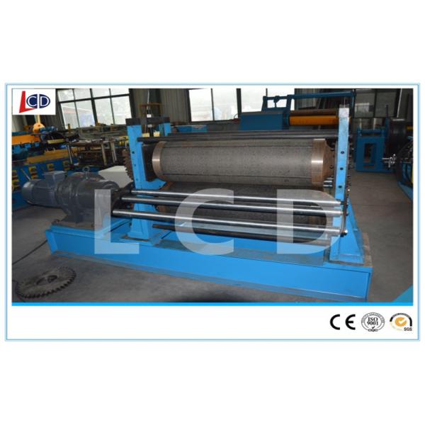 Automatic Metal Embossing Machine 18m / Min Working Speed For Steel Sheets