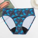Printed Seamless Leak Proof Menstrual Panties 4 Layers Period Panties US Size