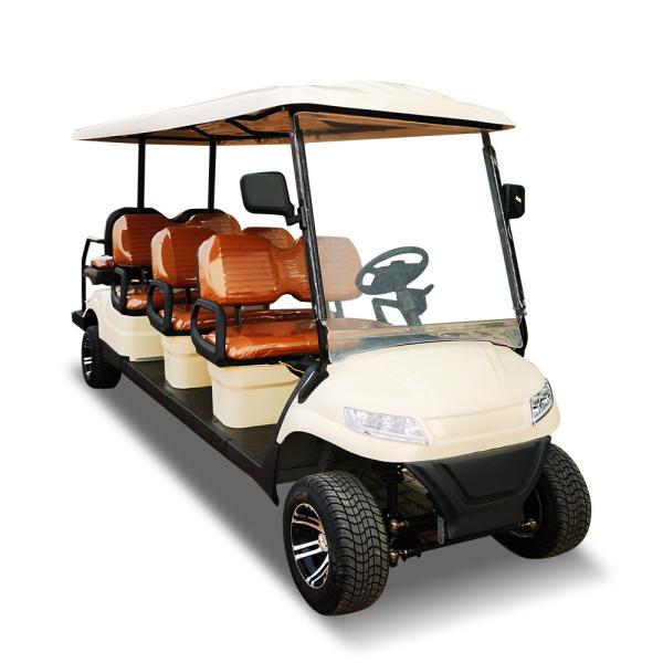 Outdoor Eight Person Beach Golf Cart Buggy Car Golf With 850kg 4kw CE Certificat