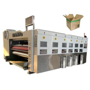 Wholesale Fully Automatic High Speed Three Colors Printing Slotting Die Cutting Machine For Corrugated Cardboard Packaging from china suppliers