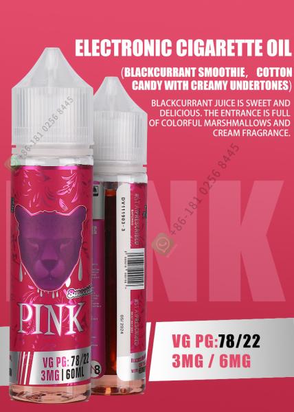 3mg Pink Vape Juice E - Liquid For Vape Pen With Natural Ingredients Fruit