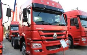 Wholesale ZZ4257S3241V Euro II SINOTRUK HOWO7 Tractor Truck LHD 6X4 371HP 10 Tires FOR 50t from china suppliers