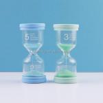 Bathroom Ten Minute Hourglass Sand Timer Blue orange red White Sand Timer