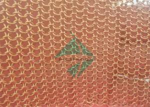 Wholesale Brass / Gold Color 3.81mm Ringmesh Chainmail As Drapery Curtain For Interior Decoration from china suppliers