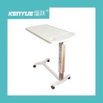 Dinning Hospital Bed Tray Table Metal Gas Spring Hospital Overbed Table